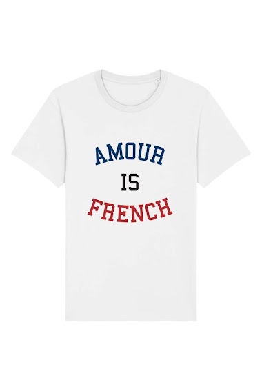 Wholesaler Kapsul - T-shirt adulte Homme - Amour is french