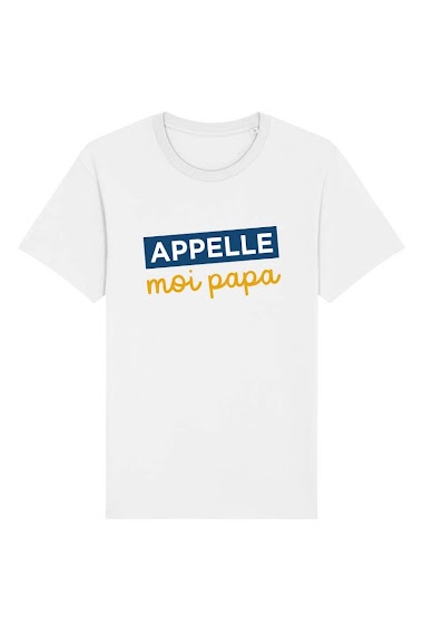Großhändler Kapsul - T-shirt adulte Homme - Appelle moi papa
