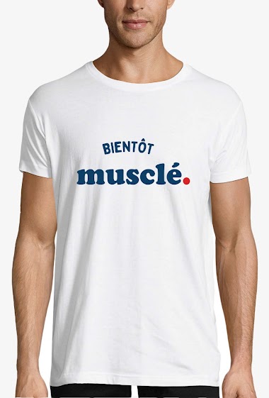 Grossiste Kapsul - T-shirt  adulte Homme - Bientôt musclé