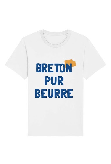 Großhändler Kapsul - T-shirt adulte Homme - Breton pur beurre