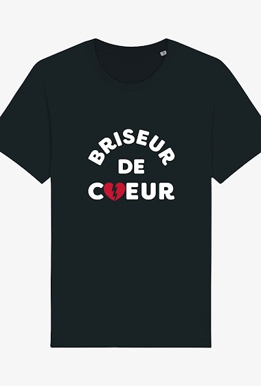 Großhändler Kapsul - T-shirt adulte Homme - Briseur de cœur