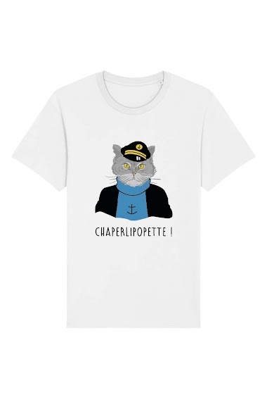 Grossiste Kapsul - T-shirt adulte Homme - Chaperlipopette !