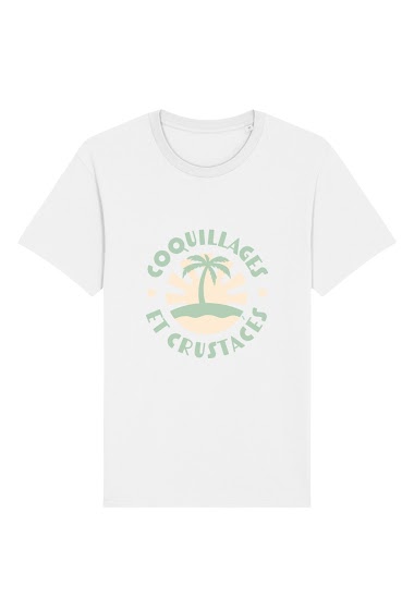Grossiste Kapsul - T-shirt adulte Homme - Coquillages et crustacés.