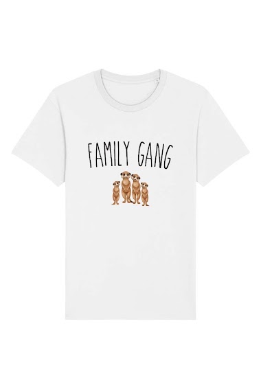 Wholesaler Kapsul - T-shirt adulte Homme - Family gang