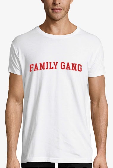 Großhändler Kapsul - T-shirt  adulte Homme - Family Gang