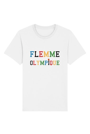 Großhändler Kapsul - T-shirt adulte Homme - Flemme olympique