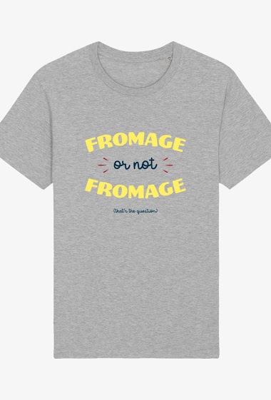Grossiste Kapsul - T-shirt adulte Homme - Fromage or not fromage