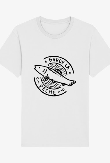 Großhändler Kapsul - T-shirt adulte Homme - Garde la pêche.
