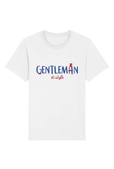 Wholesaler Kapsul - T-shirt adulte Homme - Gentleman