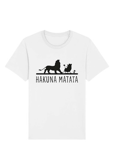 Grossiste Kapsul - T-shirt adulte Homme - Hakuna Matata