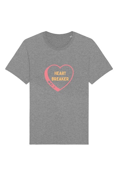 Großhändler Kapsul - T-shirt adulte homme - Heartbreaker