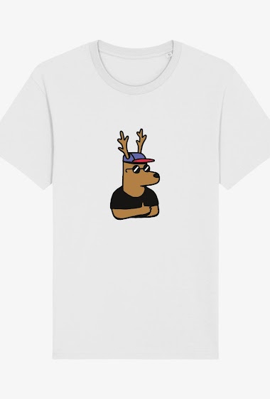 Großhändler Kapsul - T-shirt adulte Homme - Hipstercerf