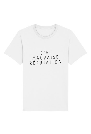 Grossiste Kapsul - T-shirt adulte Homme - J'ai mauvaise réputation