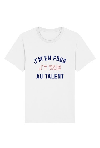Grossiste Kapsul - T-shirt adulte Homme - JMENFOUSJYVAISAUTALENTOUTLINE