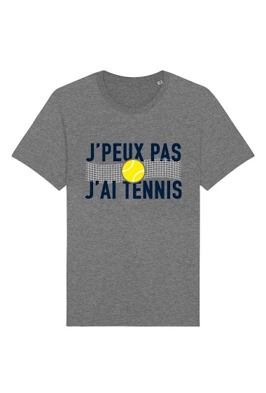 Grossiste Kapsul - T-shirt adulte Homme - J'peux pas j'ai tennis