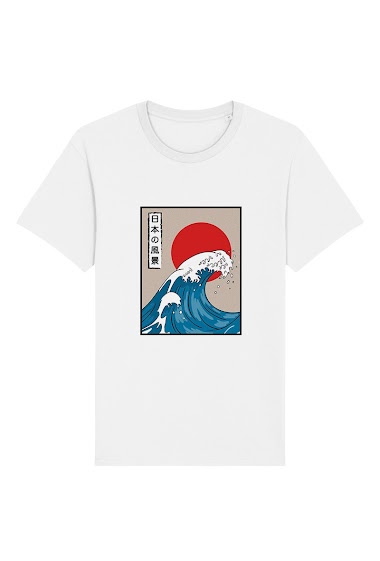 Grossiste Kapsul - T-shirt adulte Homme - KANAGAWA