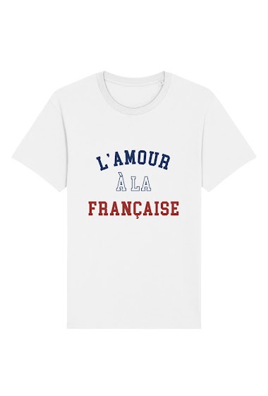 Grossiste Kapsul - T-shirt adulte Homme - L'amour à la française