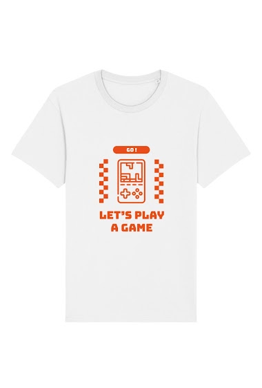 Wholesaler Kapsul - T-shirt adulte Homme -Let's play a game