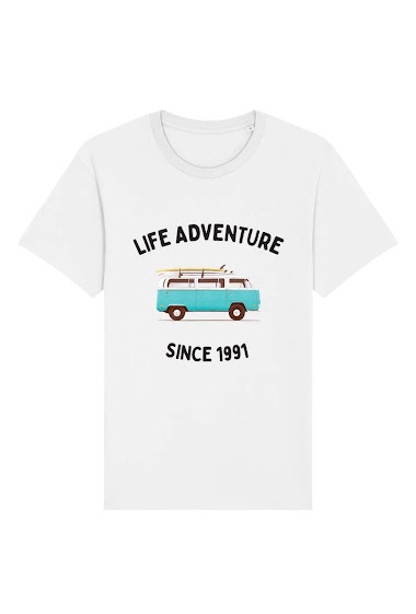 Grossiste Kapsul - T-shirt adulte Homme - Life adventure