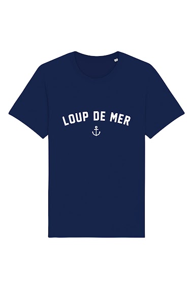 Großhändler Kapsul - T-shirt adulte Homme - Loup de Mer