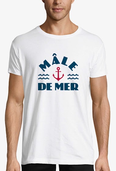 Wholesaler Kapsul - T-shirt adulte Homme - Mâle de mer