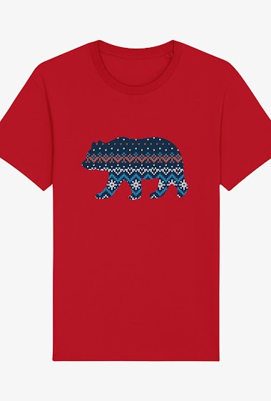 Wholesaler Kapsul - T-shirt adulte Homme - Ours Motif