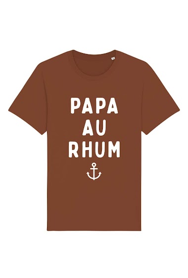 Grossiste Kapsul - T-shirt adulte Homme - Papa au rhum