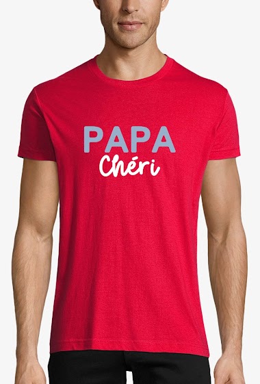 Mayorista Kapsul - T-shirt  adulte Homme - Papa Chéri