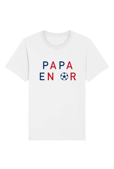 Großhändler Kapsul - T-shirt adulte Homme - Papa en Or