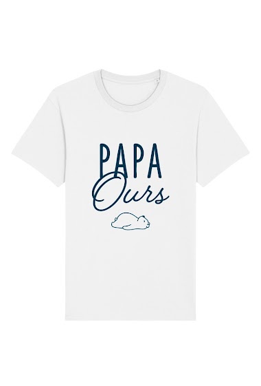 Großhändler Kapsul - T-shirt adulte Homme -  Papa Ours