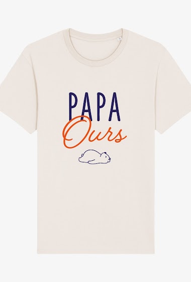 Großhändler Kapsul - T-shirt  adulte Homme - Papa Ours