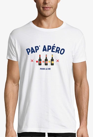 Großhändler Kapsul - T-shirt adulte Homme - Papapéro