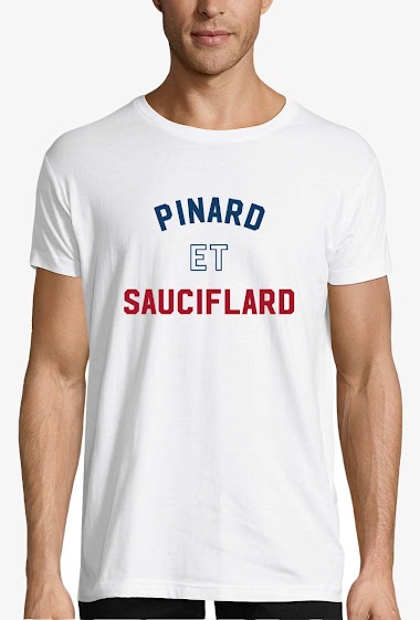 Großhändler Kapsul - T-shirt adulte Homme - Pinard et sauciflard