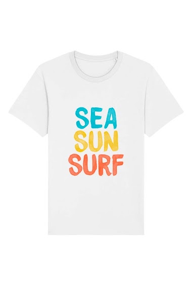 Großhändler Kapsul - T-shirt adulte Homme - Sea, sun, surf