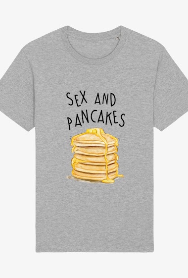 Grossiste Kapsul - T-shirt adulte Homme -Sex and pancakes