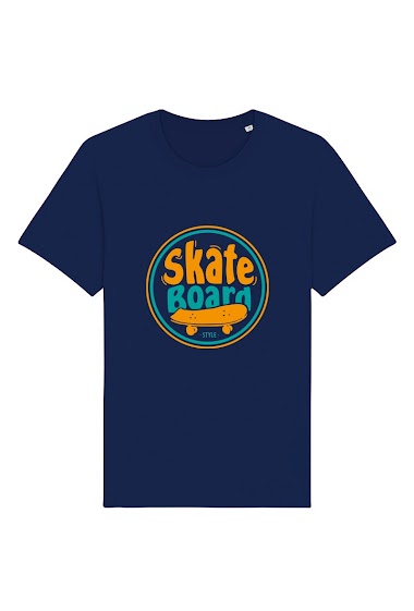 Grossiste Kapsul - T-shirt adulte Homme - Skate Board
