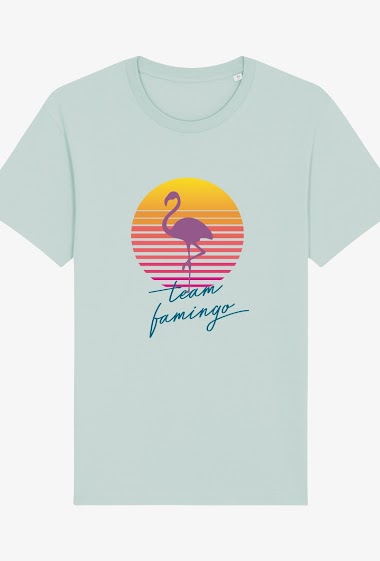 Großhändler Kapsul - T-shirt  adulte Homme - Team Flamingo