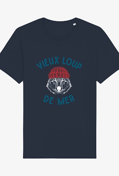 Grossiste Kapsul - T-shirt  adulte Homme - Vieux Loup de mer