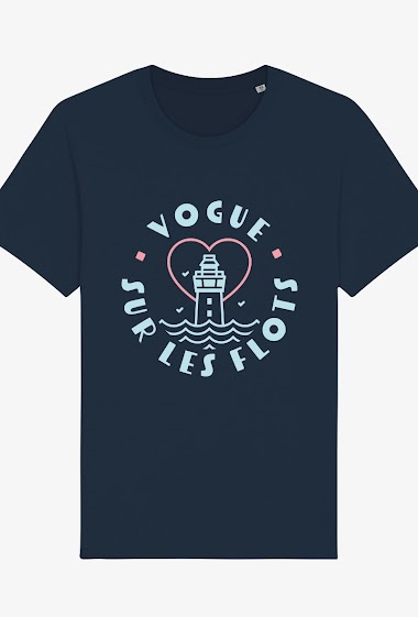 Grossiste Kapsul - T-shirt adulte Homme - Vogue sur les flots