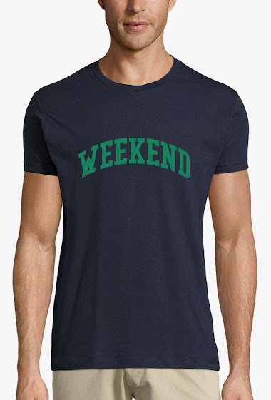 Großhändler Kapsul - T-shirt  adulte Homme - Weekend
