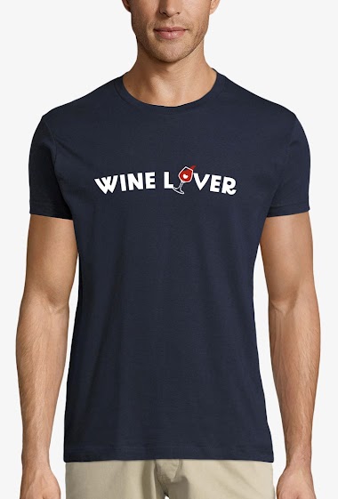 Großhändler Kapsul - T-shirt adulte Homme - Wine Lover
