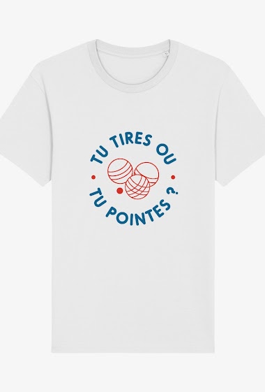 Wholesaler Kapsul - T-shirt Adulte I - Tu tires ou tu pointes