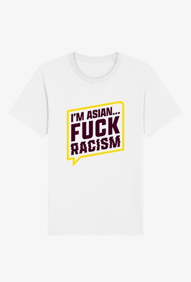 Großhändler Kapsul - T-shirt Adulte - I'm asian f**k racism