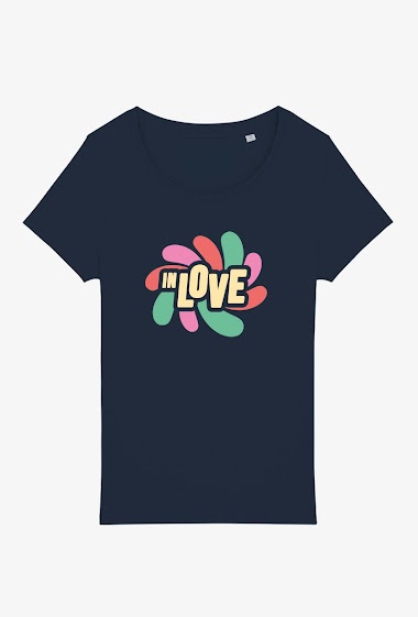 Großhändler Kapsul - T-Shirt adulte - In love