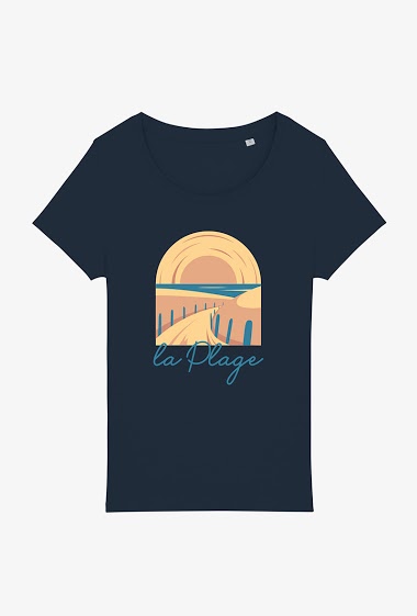 Mayorista Kapsul - T-shirt adulte - La plage