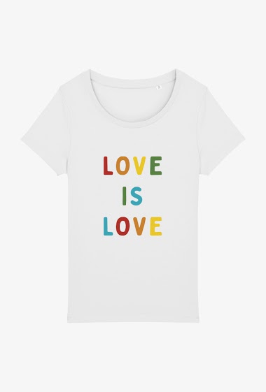 Mayorista Kapsul - T-shirt Adulte - Love is love