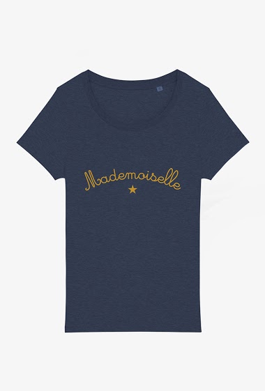 Großhändler Kapsul - T-shirt adulte - Mademoiselle..