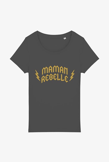 Großhändler Kapsul - T-shirt Adulte - Maman rebelle