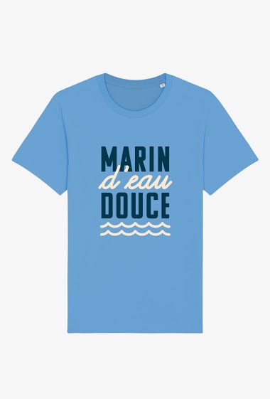 Großhändler Kapsul - T-shirt Adulte - Marin d'eau douce vagues