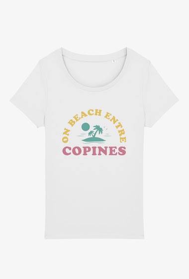 Grossiste Kapsul - T-shirt Adulte - On beach entre copines